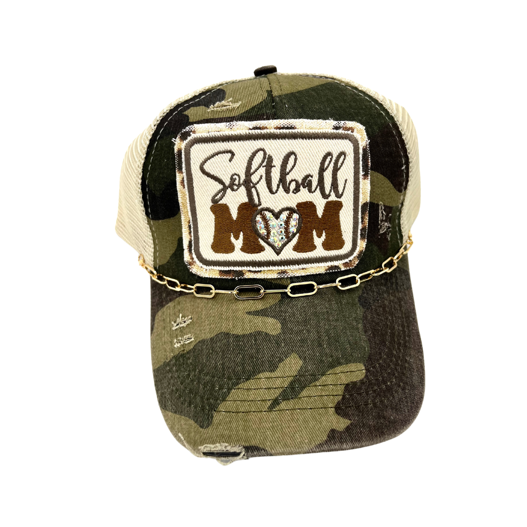 SOFTBALL MOM CRISS CROSS TRUCKER