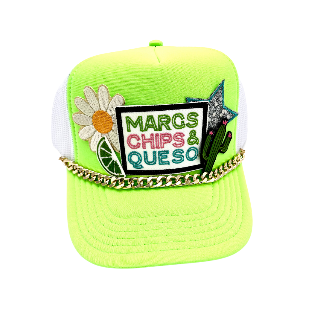 MARGS CHIPS AND QUESO MULTI PATCH TRUCKER