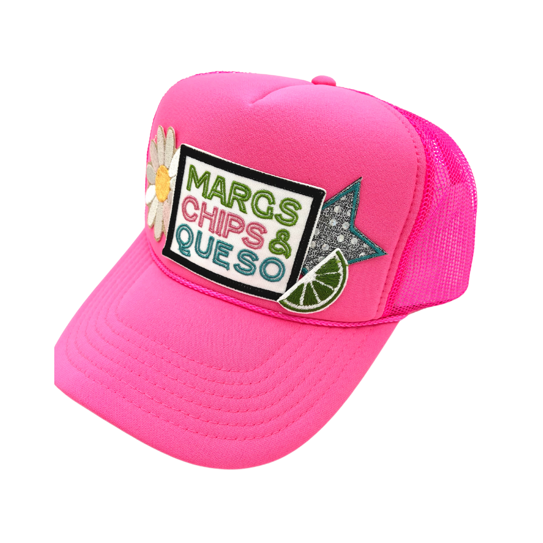 MARGS CHIPS AND QUESO MULTI PATCH TRUCKER