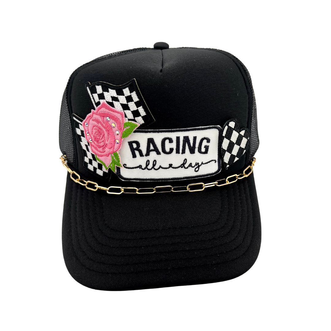 Racing All Day Multi Patch Trucker