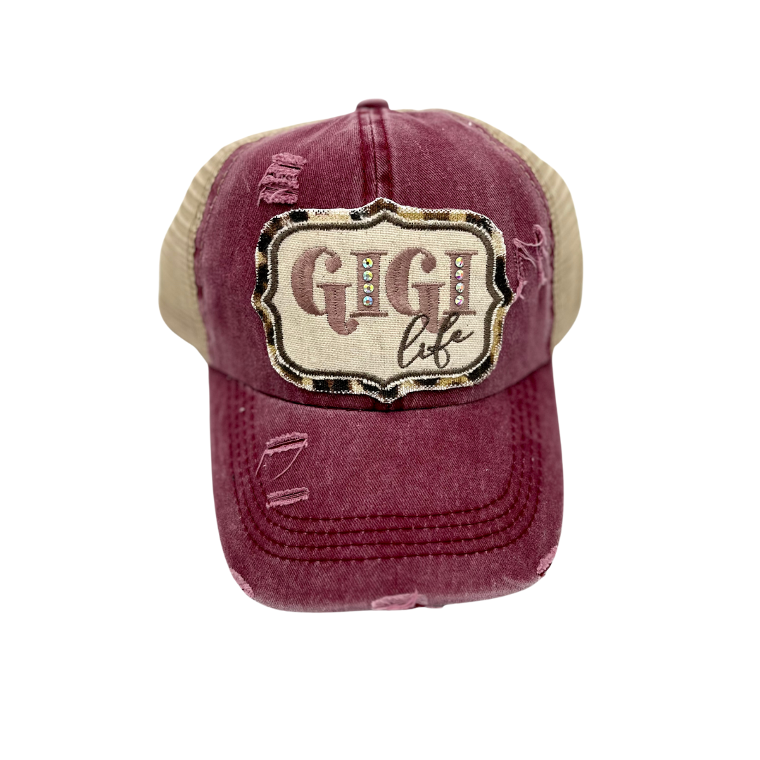 GIGI LIFE CRISS CROSS PONYTAIL TRUCKER