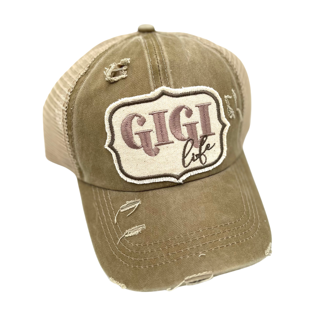 GIGI LIFE CRISS CROSS PONYTAIL TRUCKER