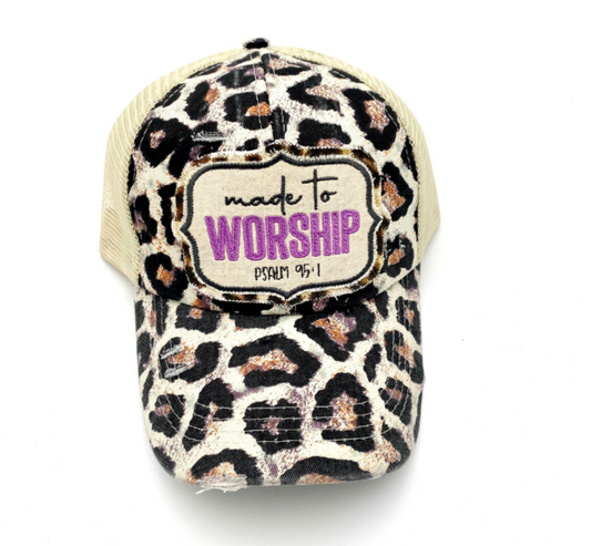 MADE TO WORSHIP CRISS CROSS PONYTAIL TRUCKER