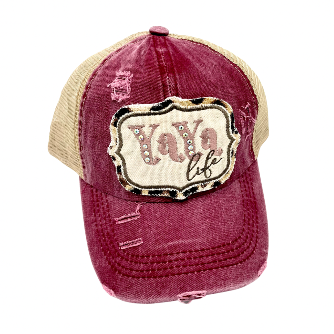 YAYA LIFE CRISS CROSS PONYTAIL TRUCKER