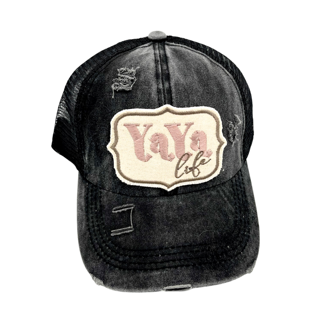 YAYA LIFE CRISS CROSS PONYTAIL TRUCKER