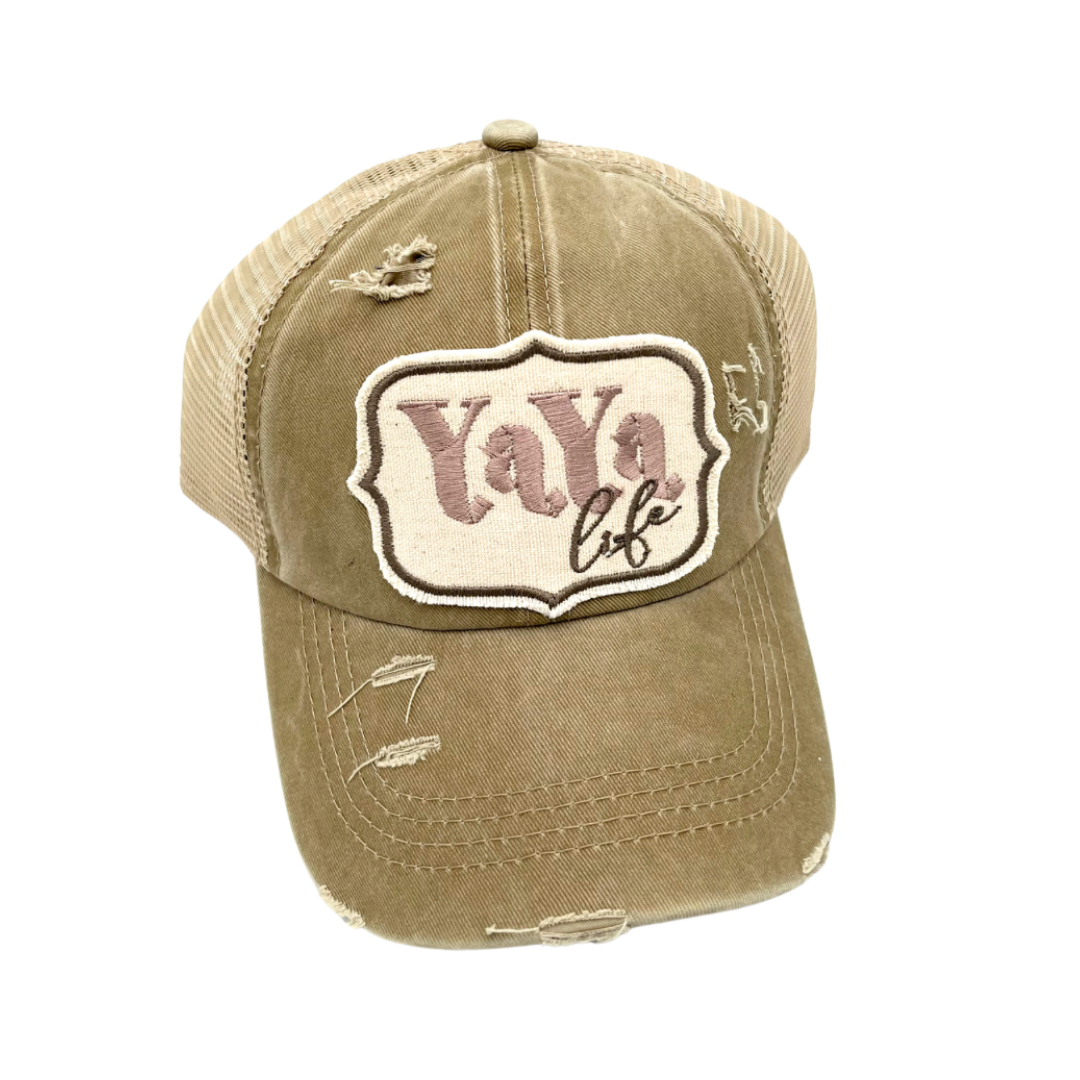 YAYA LIFE CRISS CROSS PONYTAIL TRUCKER