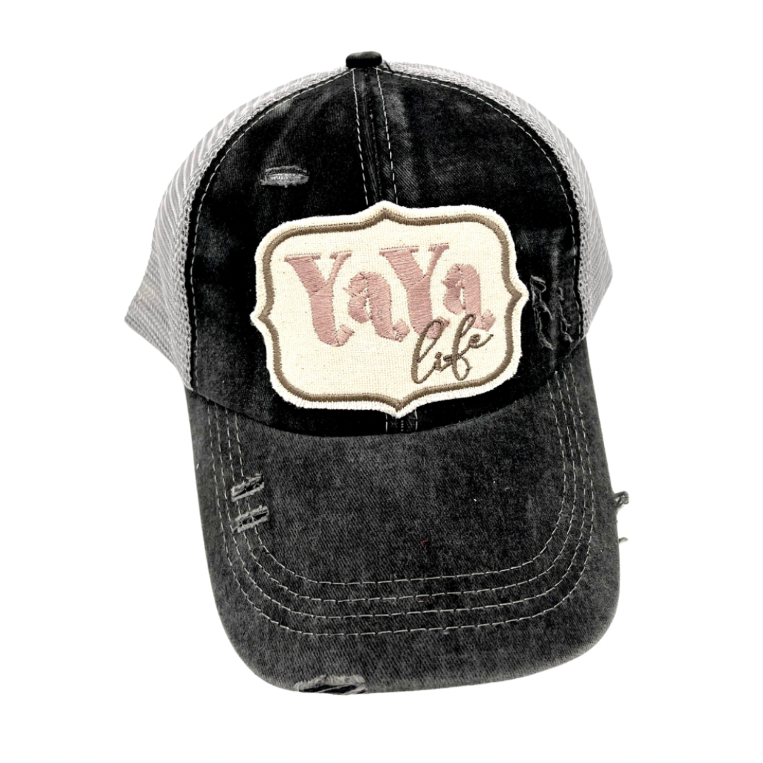 YAYA LIFE CRISS CROSS PONYTAIL TRUCKER